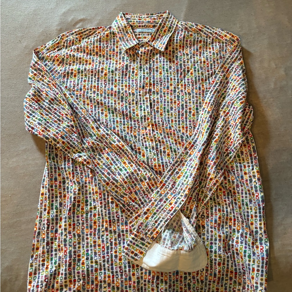 Colorful Patterned Men's Shirt